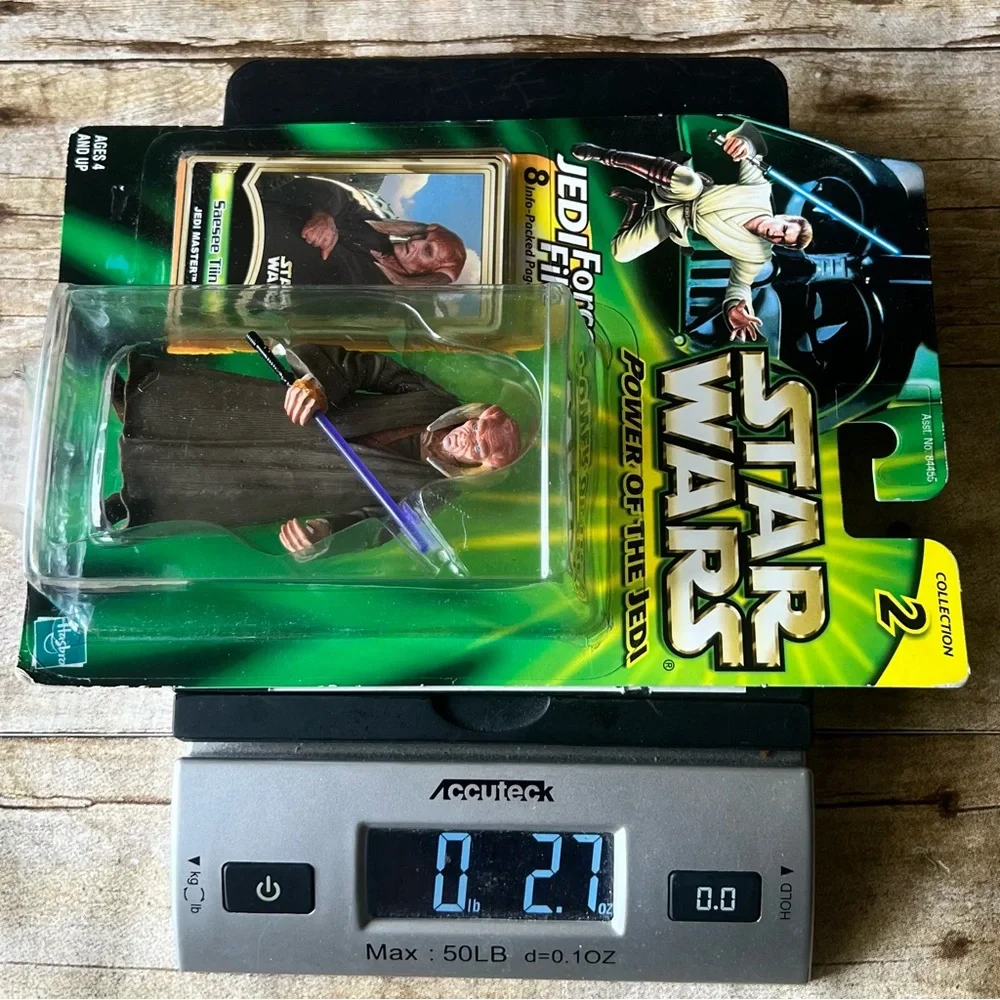 Star Wars Power of Jedi Saesee‎ Tiin Action Figure Hasbro 2000 Jedi Force File